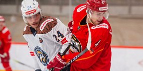 Во время матча. Источник: Пресс-служба ХК «Южный Урал»