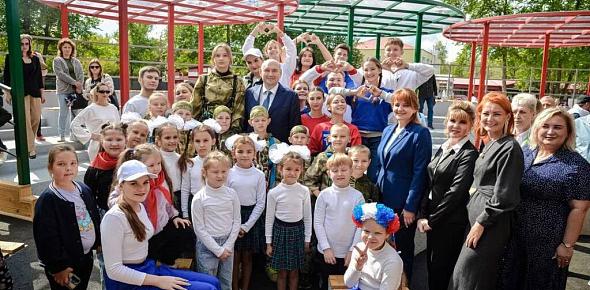 Евгений Солнцев посетил лагерь «Юность» в Оренбурге, который возродили после паводка