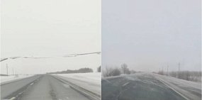 Трасса Оренбург - Орск. Источник: Очевидцы