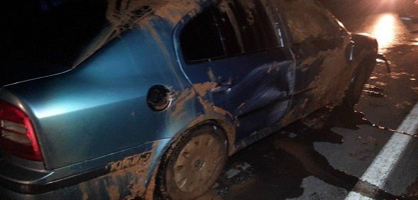 Автомобиль после извлечения из кювета. Фото: УМВД России по Оренбургской области (архив)