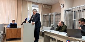 Сергей Балыкин в зале суда по делу Самбурского 