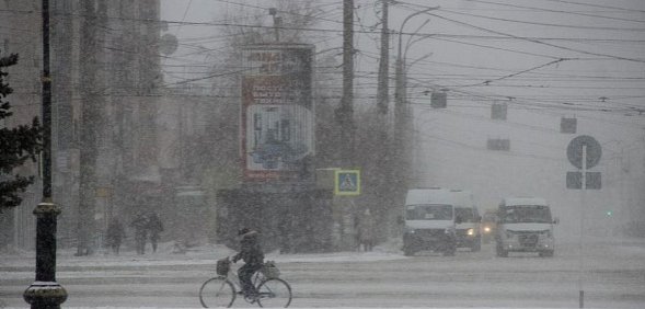 Зима в Оренбургской области. Фото из архива