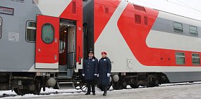 В Орске провели презентацию двухэтажного поезда Москва – Орск №31/32. Его запустят в декабре 2022 года