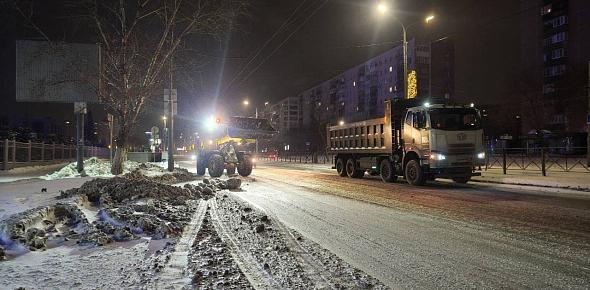 Снег на дорогах