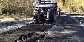 Основную дорогу к горнолыжному комплексу «Кувандык365» закрыли до окончания асфальтирования