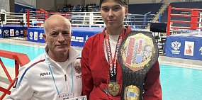 Татьяна вместе с тренером 