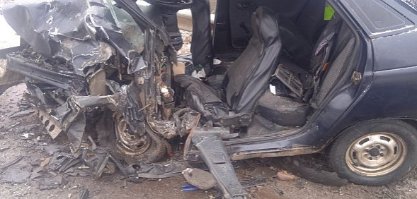 На месте ДТП. Источник: Полиция Оренбуржья