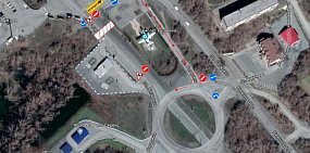 5 июня в Орске изменится схема движения автомобилей на площади Гагарина