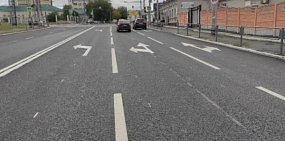 Дополнительная полоса для поворота налево и разворота. Источник: Администрация 