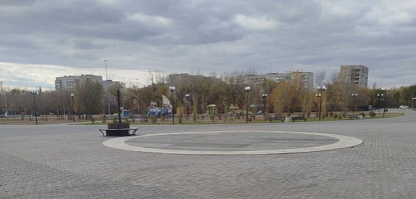 На этом месте ранее находился борцовский ковер 