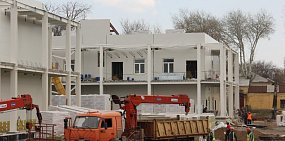 В Оренбурге уже месяц строят военный медицинский центр