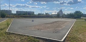 На месте скейт-площадки в парке Северный