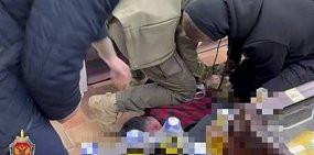 Момент задержания. Источник: УФСБ России по Оренбургской области