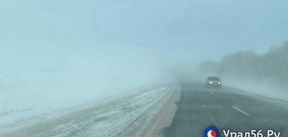 На одной из трасс Оренбургской области 04.01.26