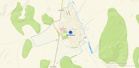 Село Матвеевка Оренбургской области, скин карты 2ГИС
