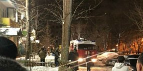 В ночном пожаре в Оренбурге погиб человек