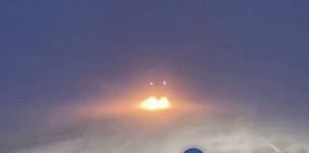 На трассе Оренбург – Орск местами сильная метель и плохая видимость