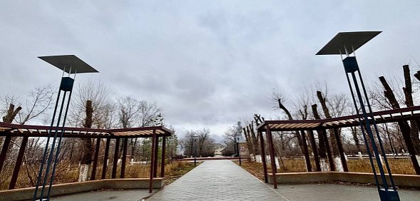 В Соль-Илецке закончили ремонт сквера на улице Карла Маркса. Как он выглядит теперь?