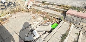Квест на осторожность: Лестницы у остановки «Горбольница № 4» в Оренбурге превратились в руины