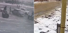 Два жителя Сорочинска на багги устроили опасную езду на АЗС. Один из них снес забор частного дома и газовую трубу (видео)