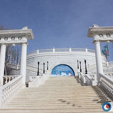 Спуск к реке Урал в Оренбурге 