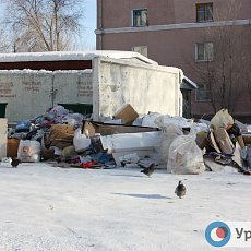 Мусор в Орске, зима 2019