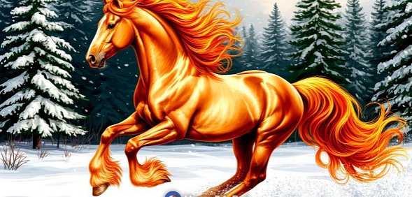Огненная Лошадь, фото: ИИ