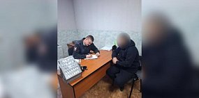 Мужчина при задержании. Фото: Полиция Оренбурга 