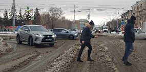 Обстановка на пересечении пр. Мира и ул. Станиславского в Орске