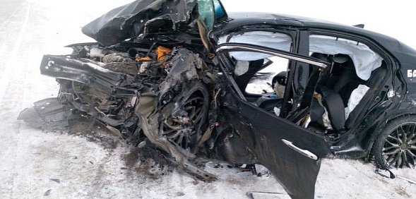 На месте ДТП. Источник: УМВД России по Оренбургской области