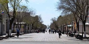 Улица Советская в Оренбурге. Фото из архива