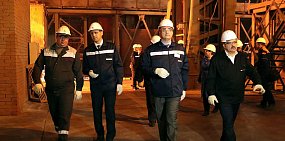 На новотроицком предприятии Металлоинвеста побывал врио губернатора Оренбуржья Денис Паслер