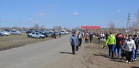 Въезд на Первомайское кладбище Орска осуществляется только через центральные ворота