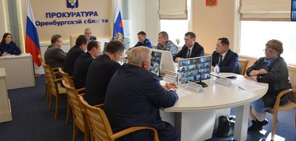 Во время заседания. Источник: Прокуратура Оренбургской области