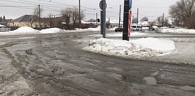 Дорога по ул. Союзной в Орске