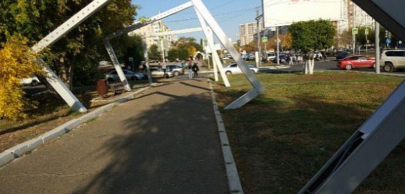 Световые арки в Оренбурге