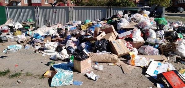 Площадка на переулке Армавирском в Орске, фото сделано в мае 2020 года