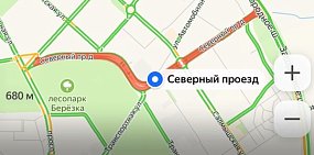 Проезд Северный на Яндекс.Картах