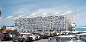 Строительство нового терминала. Фото пресс-службы аэропорта Оренбурга