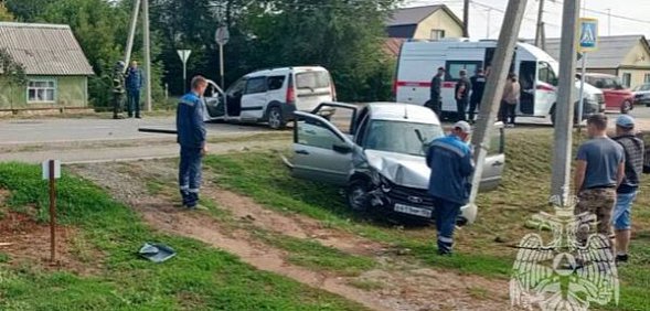 На месте происшествия. Источник: МЧС России по Оренбургской области