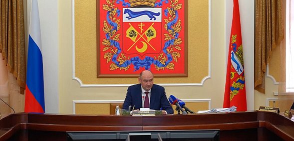 Евгений Солнцев на заседании правительства. Стоп-кадр из видео ЦУР