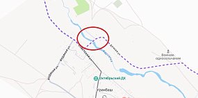 Ранее закрытый участок дороги 