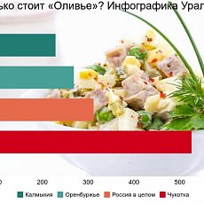 Сколько жителям Оренбургской области придется заплатить за «Оливье» и «Сельдь под шубой» на Новый год?