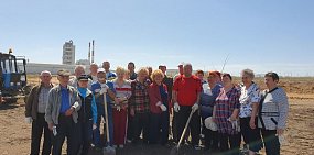 Молодежь ЮУГПК поздравила с Днем Победы ветеранов