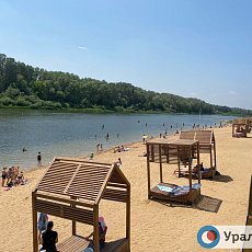На пляже Оренбурга. Фото из архива