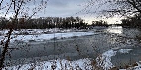 За сутки уровень Урала в районе Орска поднялся на 13 см