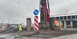 На Загородном шоссе в Оренбурге перекрыли часть кольца, но обещанного разворота до сих пор нет