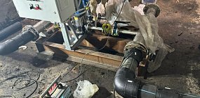 На месте проведения работ