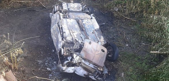 На месте ДТП. Фото УМВД по Оренбургской области 