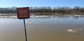 Уровень воды в реке Урал в Оренбурге и Орске продолжает повышаться